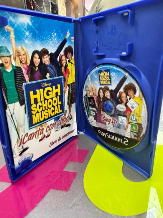 7-7-80851-2-Videojuego PS2 High School Musical Canta con ellos