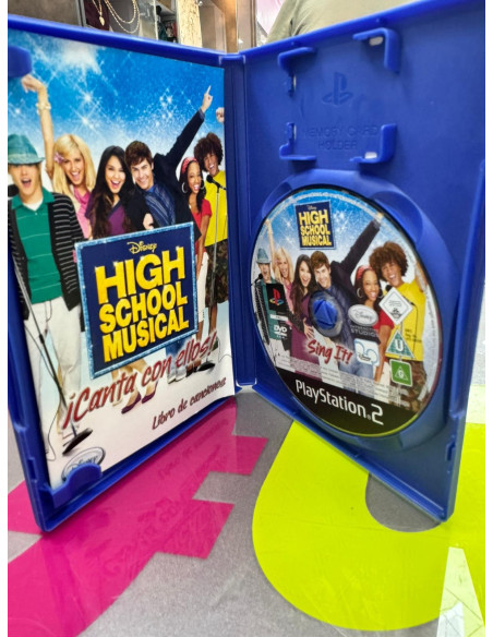 7-7-80851-2-Videojuego PS2 High School Musical Canta con ellos