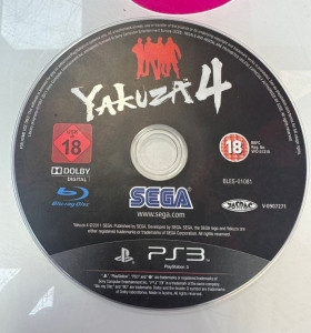 9-9-68305-1-Videojuego PS3 Yakuza 4 (sin caratula)