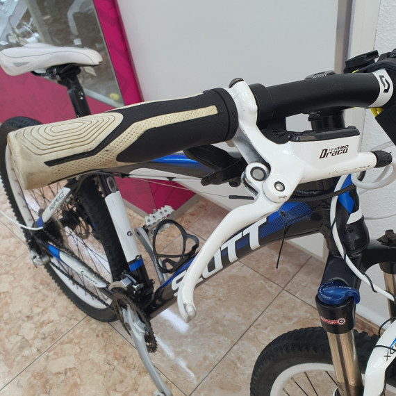 1-1-262475-2-Bicicleta Montana Scott Aspect 30 Negra Blanca Azul Talla M 26 Pulgadas