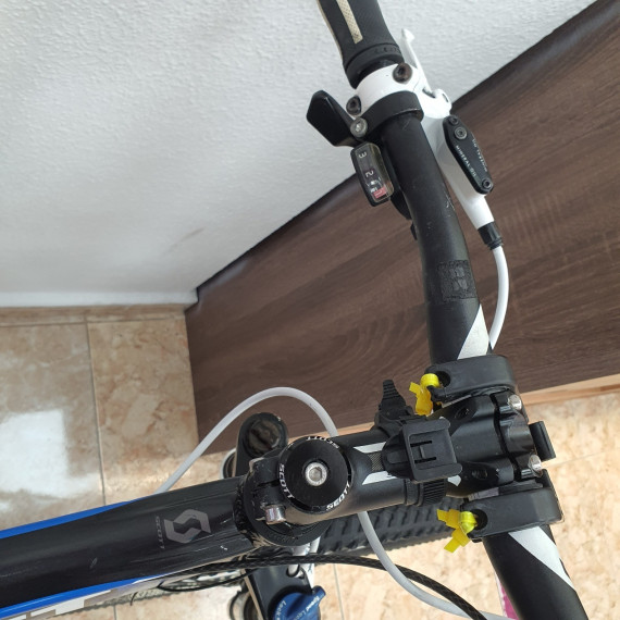 1-1-262475-6-Bicicleta Montana Scott Aspect 30 Negra Blanca Azul Talla M 26 Pulgadas