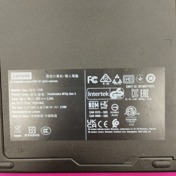 6-6-157612-3-Ordenador Sobremesa PC MINI LENOVO THINKCENTRE Amd Ryzen 3 Pro 4350ge 16 256