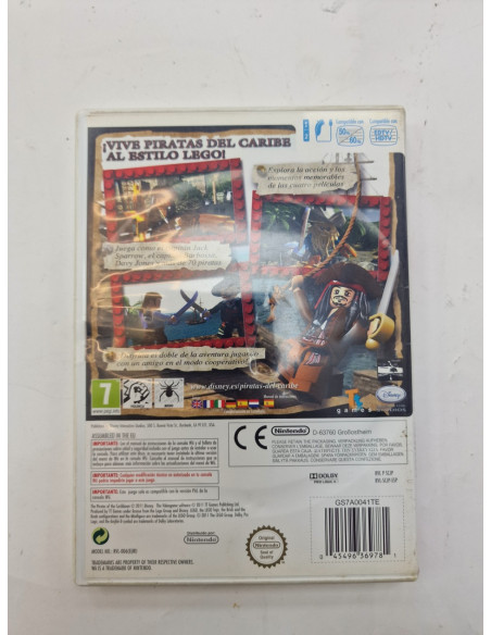 1-1-262532-5-Videojuego Wii Lego Piratas del Caribe 
