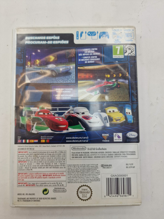 1-1-262535-2-Videojuego Wii Disney Cars 2