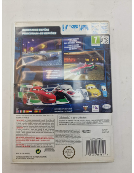 1-1-262535-2-Videojuego Wii Disney Cars 2