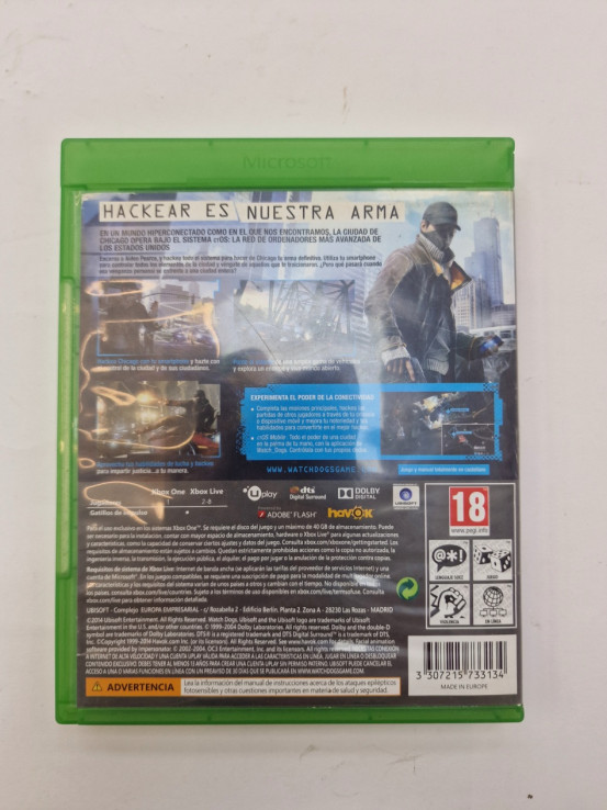 1-1-262536-2-Videojuego Xbox One Watch Dogs