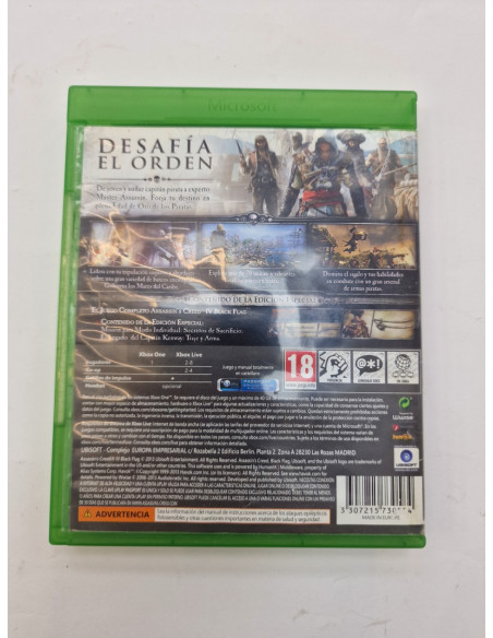 1-1-262538-2-Videojuego Xbox Assassins Creed Black Flag