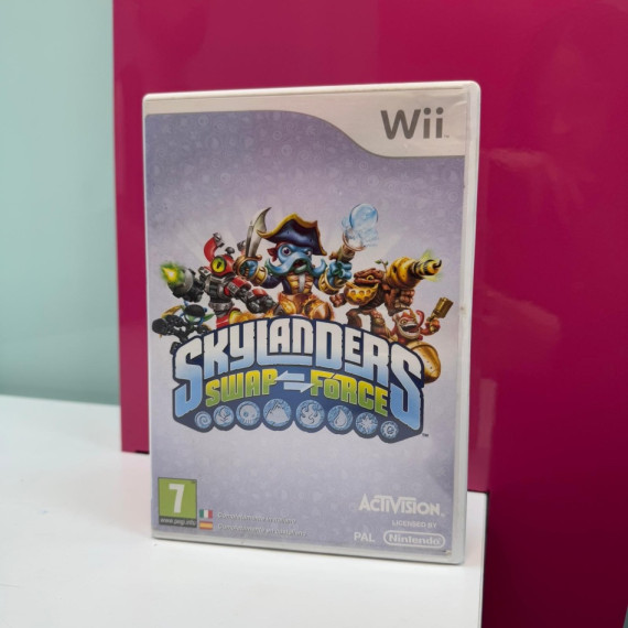 9-2-79406-2-Videojuego Wii Skylander Swap force Base 3 Muñecos