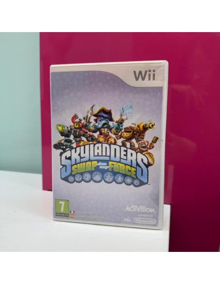 9-2-79406-2-Videojuego Wii Skylander Swap force Base 3 Muñecos