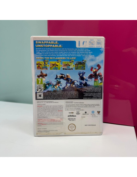 9-2-79406-4-Videojuego Wii Skylander Swap force Base 3 Muñecos