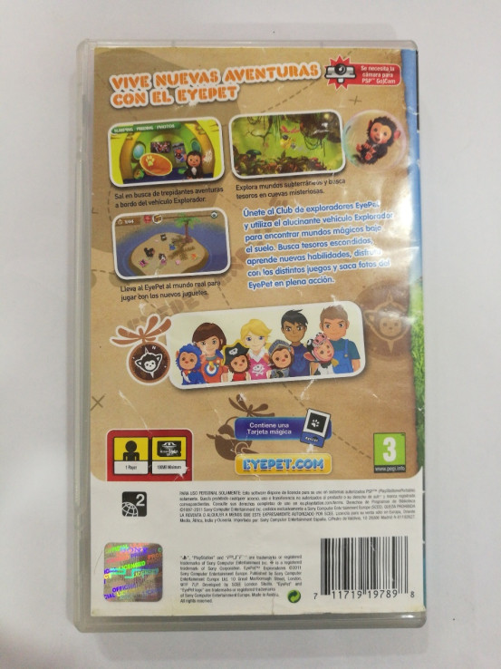 9-2-88766-2-Videojuego PSP Eyepet Exploradores