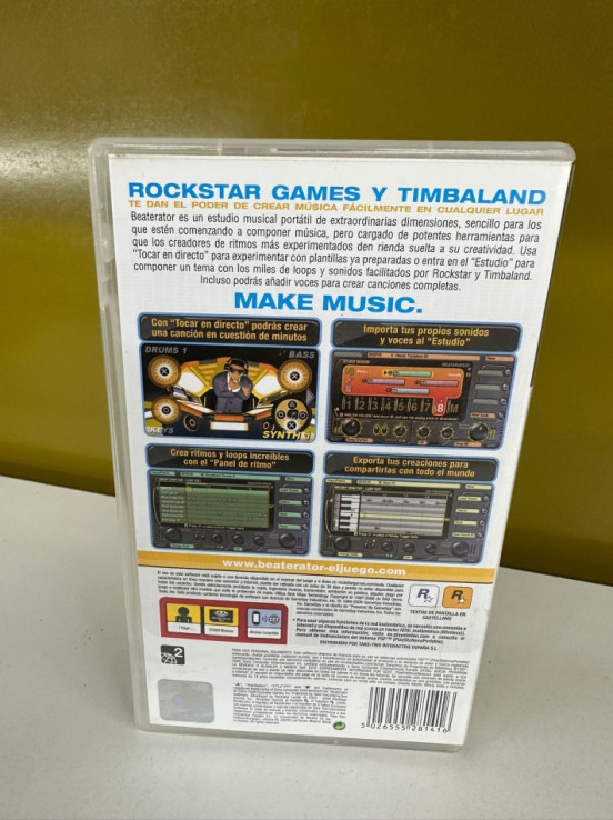 9-9-45481-3-Videojuego PSP Beaterator