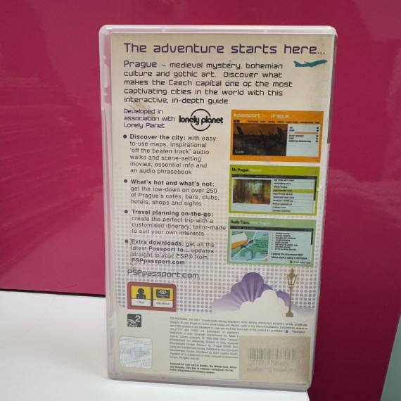 9-9-50073-5-Videojuego PSP Passport to... Prague 