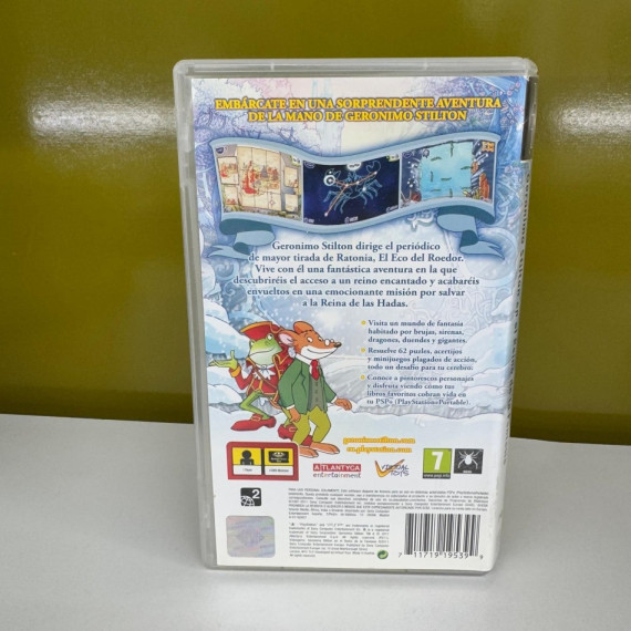 9-9-52078-4-Videojuego PSP Geronimo Stilton en el reino de la fantasia