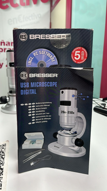 9-9-58715-3-Informática Microscopio Movil Bresser Sin Uso