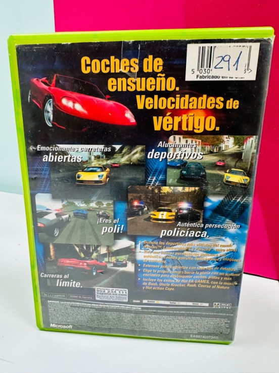 9-9-61598-3-Videojuego Xbox Clasica Need for speed hot pursuit 2