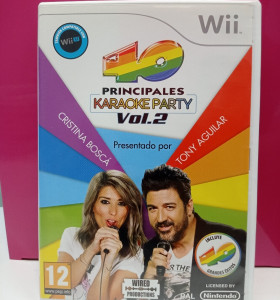9-9-65702-1-Videojuego Wii 40 principales karaoke pàrty vol2