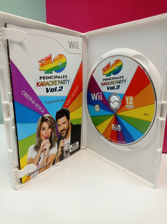 9-9-65702-2-Videojuego Wii 40 principales karaoke pàrty vol2