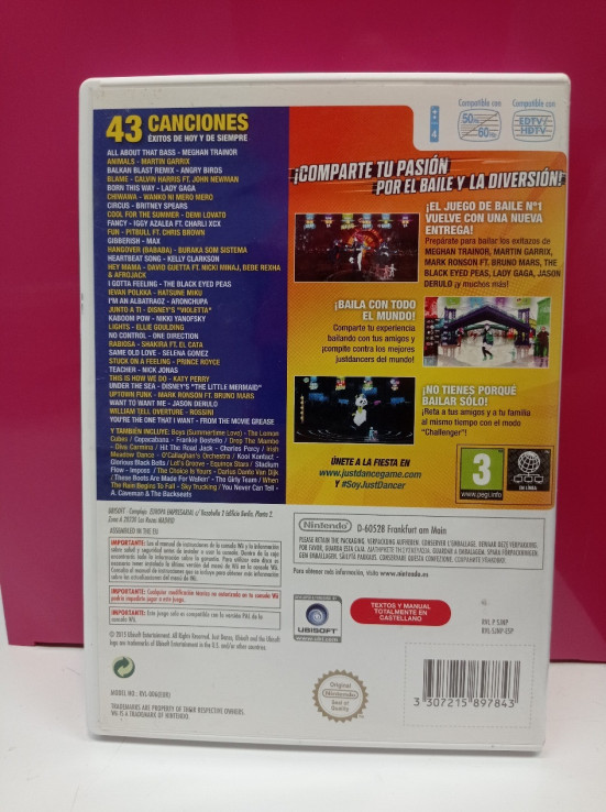 9-9-65703-3-Videojuego Wii just dance 2016