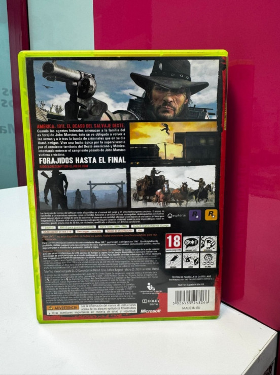9-9-70828-3-Videojuego Xbox 360 red dead redemption 