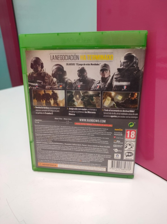 9-9-70934-3-Videojuego Xbox One Rainbows X siege