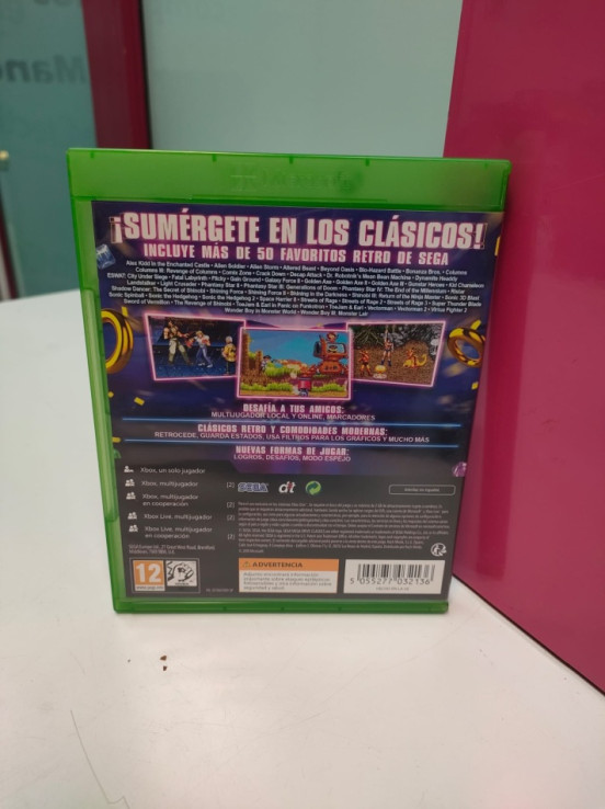 9-9-70948-2-Videojuego Xbox One sega mega drive classics