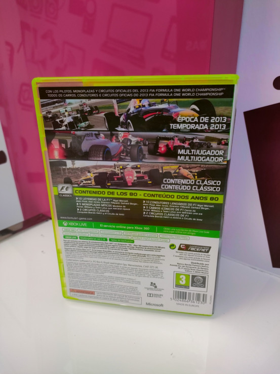 9-9-72087-3-Videojuego Xbox 360 formula 1 2013