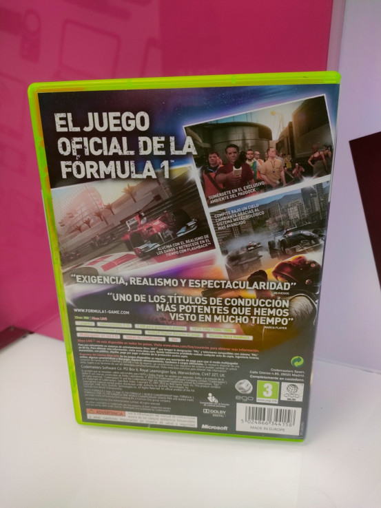 9-9-72088-3-Videojuego Xbox 360 formula 1 2010