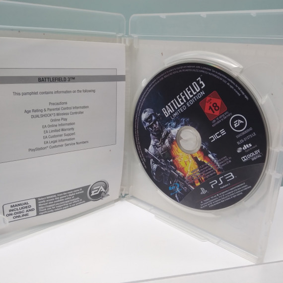 9-9-53200-2-Videojuego PS3 Battlefield 3 limited edition