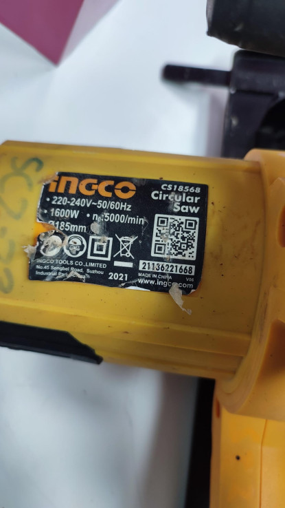 9-9-58817-4-Sierra Circular INGCO CD18568