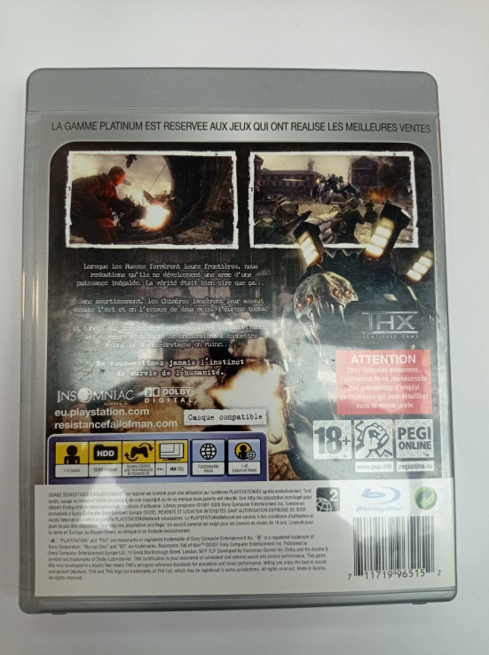 9-9-63200-3-Videojuego PS3 Resistance pal francia