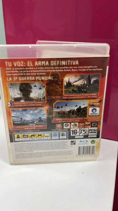 9-9-63272-3-Videojuego PS3 Tom clancys endwar