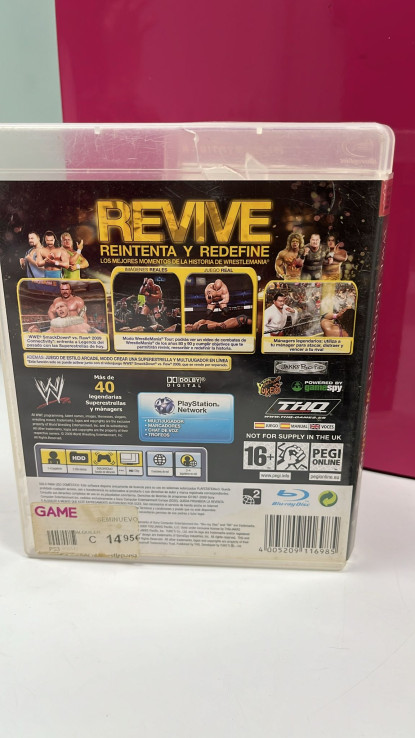 9-9-63273-3-Videojuego PS3 Legends of wrestlemania