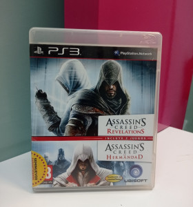9-9-65949-1-Videojuego PS3 Assassins creed 2 en 1 revelations la hermandad