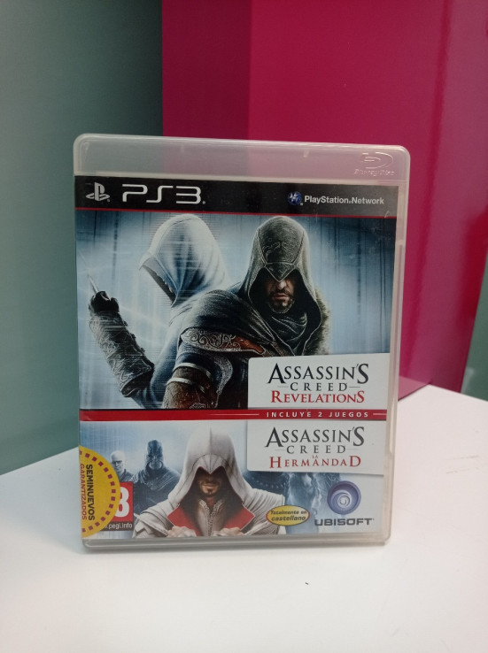 9-9-65949-1-Videojuego PS3 Assassins creed 2 en 1 revelations la hermandad