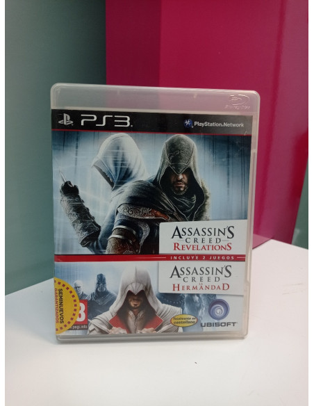 9-9-65949-1-Videojuego PS3 Assassins creed 2 en 1 revelations la hermandad