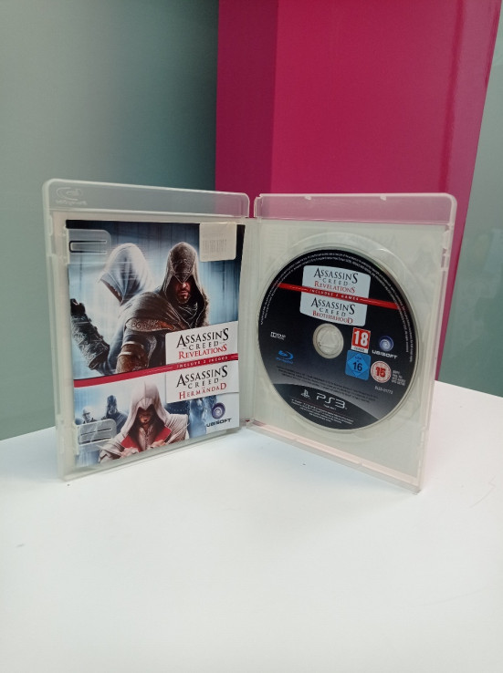 9-9-65949-2-Videojuego PS3 Assassins creed 2 en 1 revelations la hermandad