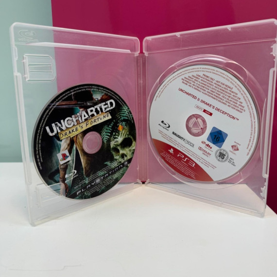 9-9-67367-4-Videojuego Ps3 Uncharted 3 y Uncharted Drake's Fortune