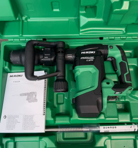 9-9-68160-1-Martillo demoledor Hikoki h 3641da 36v cargador 2 baterías 8ah uc18ysl3 (sin uso) 2