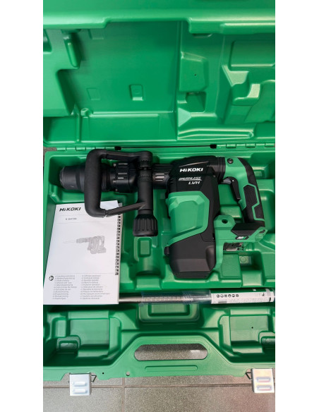 9-9-68160-2-Martillo demoledor Hikoki h 3641da 36v cargador 2 baterías 8ah uc18ysl3 (sin uso)