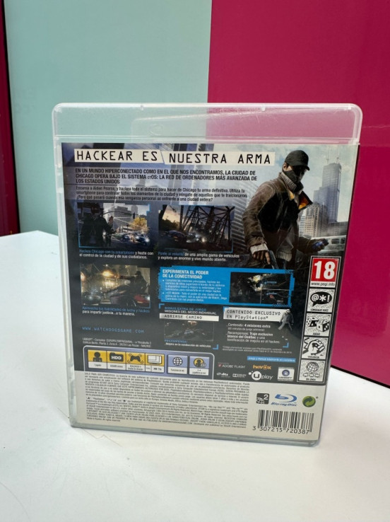 9-9-70296-3-Videojuego PS3 Watch Dogs 