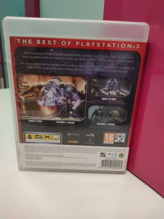 9-9-70450-3-Videojuego PS3 Essentials star wars the force unleashed