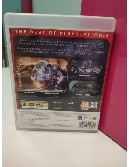 9-9-70450-3-Videojuego PS3 Essentials star wars the force unleashed