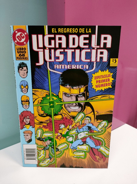 9-9-48163-1-Cómic El regreso de la liga de la justicia america Libro uno