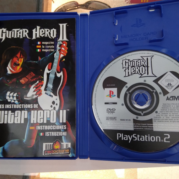 9-9-56529-2-Videojuego PS2 Guitar hero 2