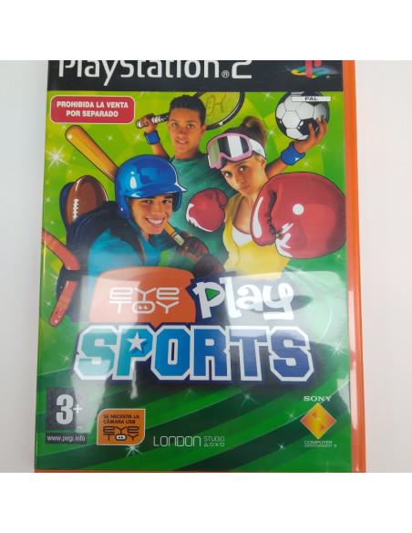9-9-57265-1-Videojuego PS2 EYE TOY PLAY SPORTS