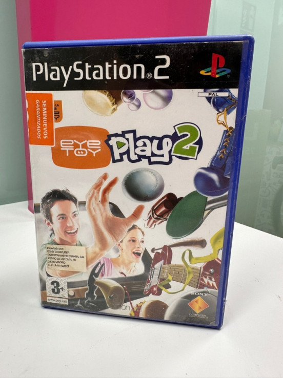 9-9-58612-3-Videojuego PS2 Eye toy Play2