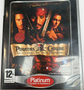 9-9-58659-1-Videojuego PS2 Piratas del caribe la leyenda de jack sparrow