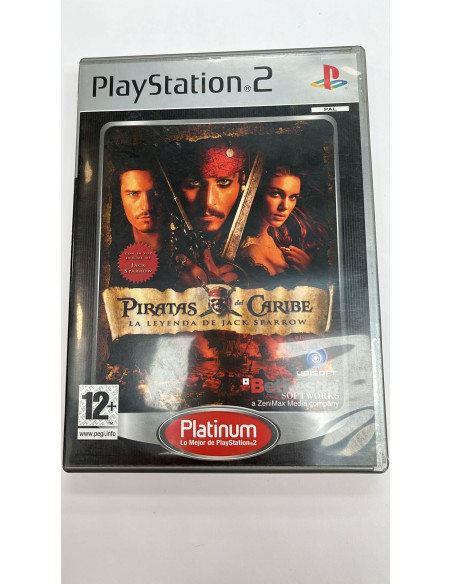 9-9-58659-1-Videojuego PS2 Piratas del caribe la leyenda de jack sparrow