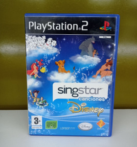 9-9-65792-1-Videojuego PS2 Singstar Canciones Disney